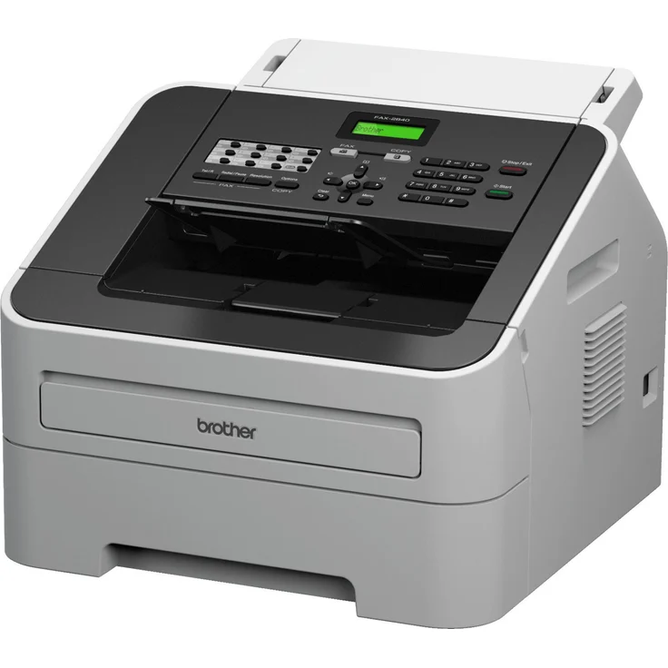 Brother FAX-2840 Laser-Faxgerät, schwarz, grau – Bild 2