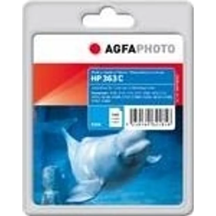 AgfaPhoto APHP363CD Tinte für HP PS8250, 6 ml, cyan