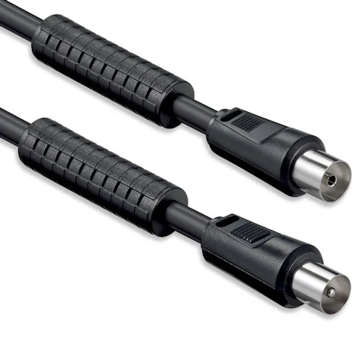 1aTTack Koaxial Anschluss-Kabel 1,5m schwarz