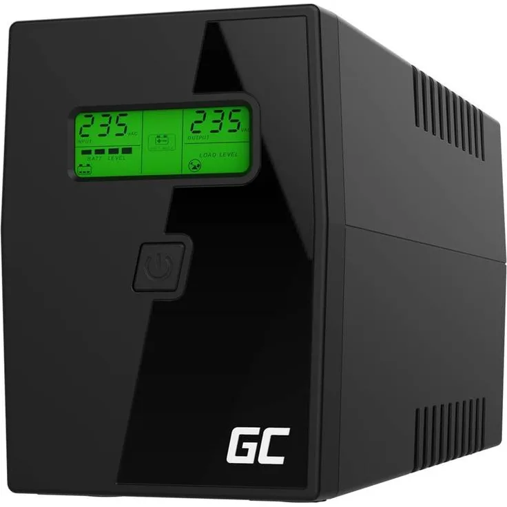 GREEN LL UPS-USV (800VA-480W, 2x Schuko, AVR, LCD)