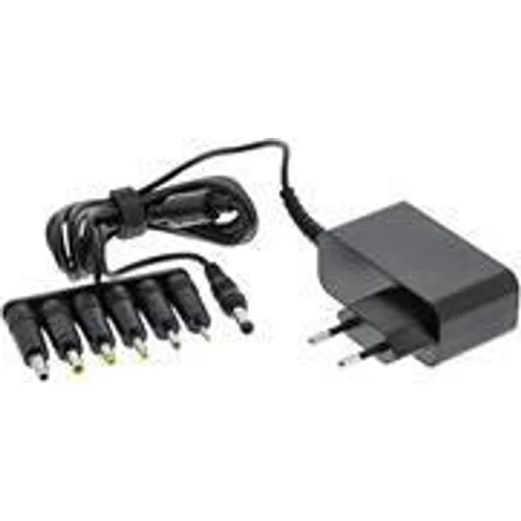 InLine 26608M Universal Steckernetzteil, 12V - 24W mit 6 Wechselstecker