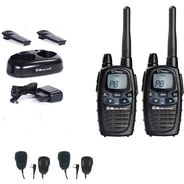 Midland Funkgerät G7 Pro Kofferset Nr. 4 Sprechfunkgerät