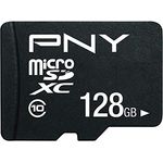 PNY Performance Plus 128 GB microSDXC-Speicherkarte + SD-Adapter, Klasse 10