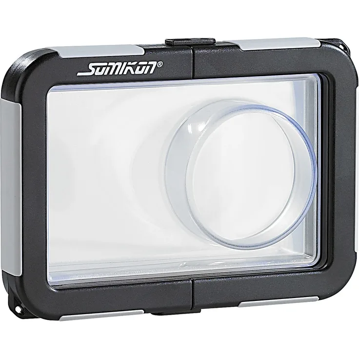 Somikon Unterwasser Kameratasche: Kamera-Tauchgehäuse mit Objektivführung (max. 95 x 62 x 20 mm) (Unterwasser Kameragehäuse)