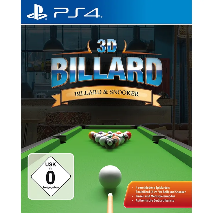 3D Billard - Billard & Snooker (PS4)
