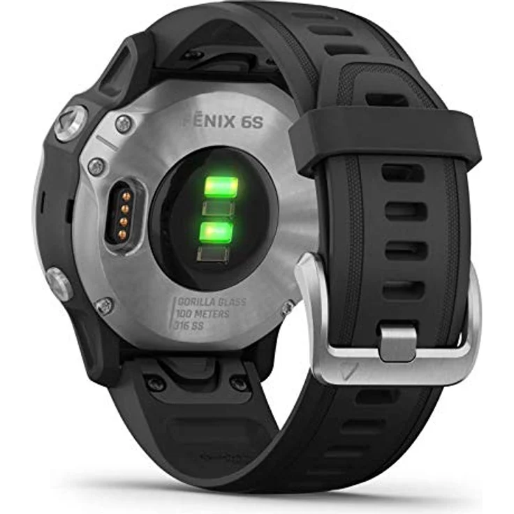 Garmin fenix 6S Smartwatch GPS, Unisex, 42mm, Kunststoffgehäuse, Silber/Schwarz – Bild 5