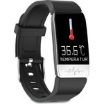 Motiofit Gesundheitsuhr Premium Fitness-Tracker Schwarz - Preisvergleich