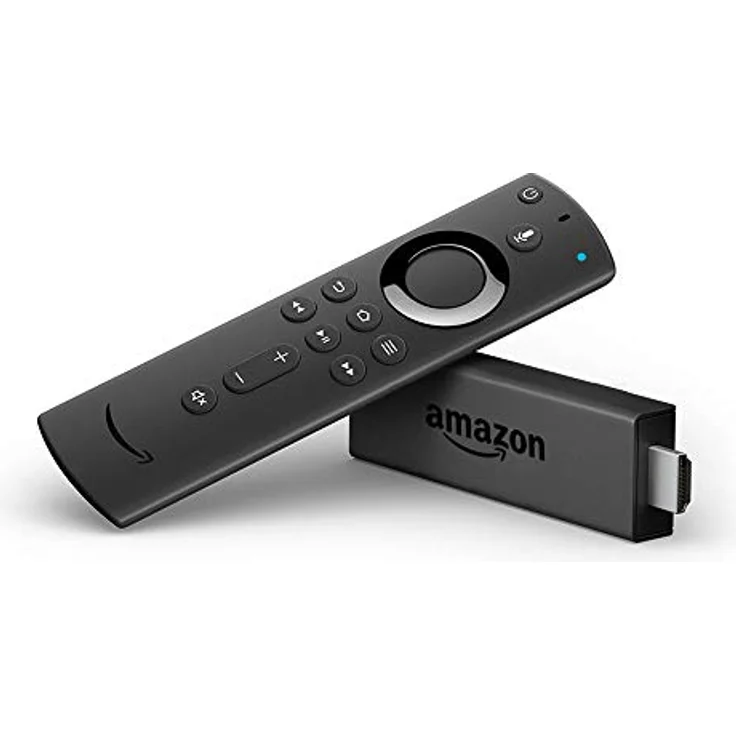 Amazon Fire-TV Stick (2. Generation, 2019), Full HD Media Player, 8 GB, TV-Stick,. schwarz – Bild 1
