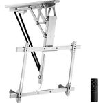 My Wall HL 41 MWL TV-Deckenhalterung Deckenhalter, Motorisiert, Höhenverstellbar, Schwenkbar, Drehbar Weiß