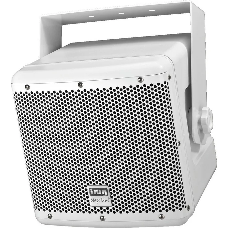 MONACOR PAB-82WP-WS Wetterfeste Hochleistungs-ELA-Lautsprecherbox 120 Watt weiß