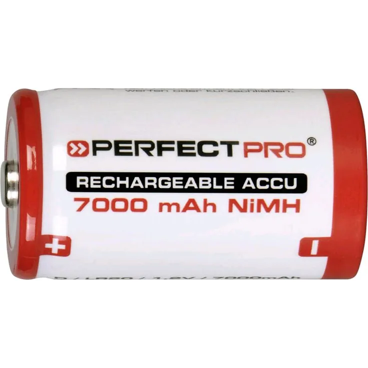 PerfectPro NIMH Akku LR20 D-Zellen, 1. 2V/7000mAh, Doppelpack