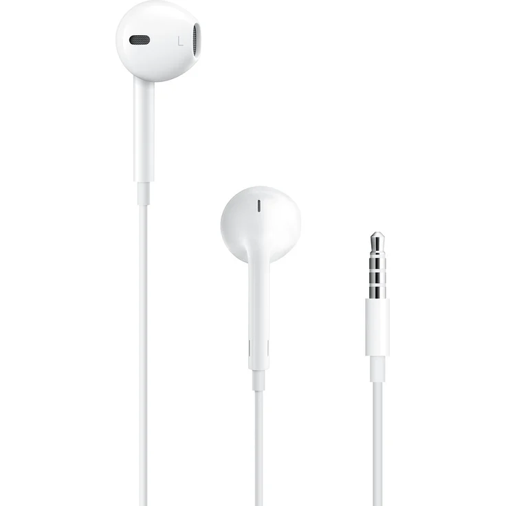 Apple EarPods mit 3,5 mm Kopfhörerstecker In-Ear Kopfhörer mit Mikrofon, geeignet für iPhone, weiß – Bild 2