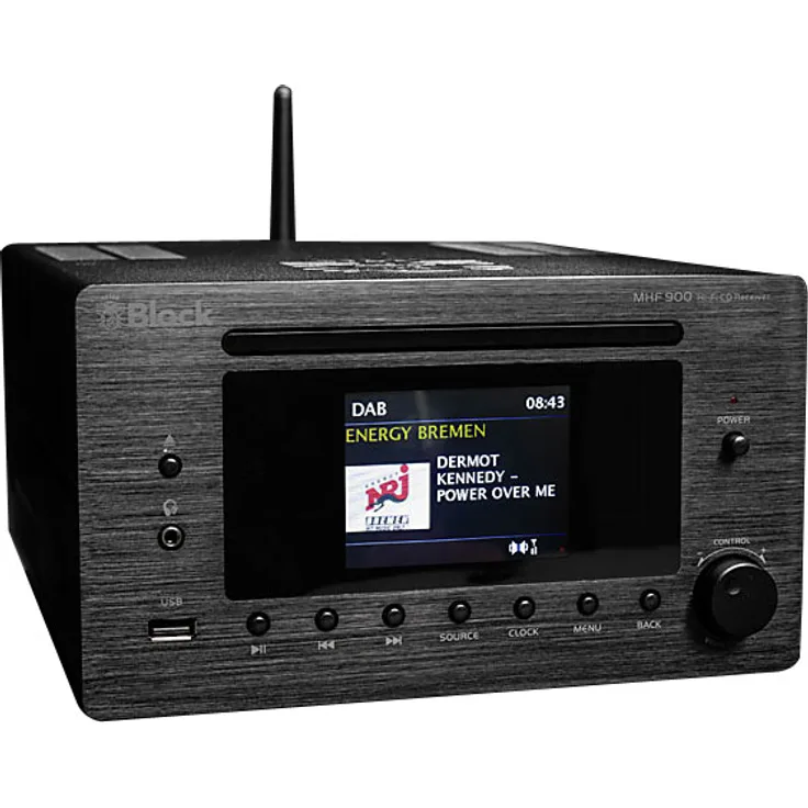 Audioblock MHF-900 Kompaktanlage Spahirschwarz