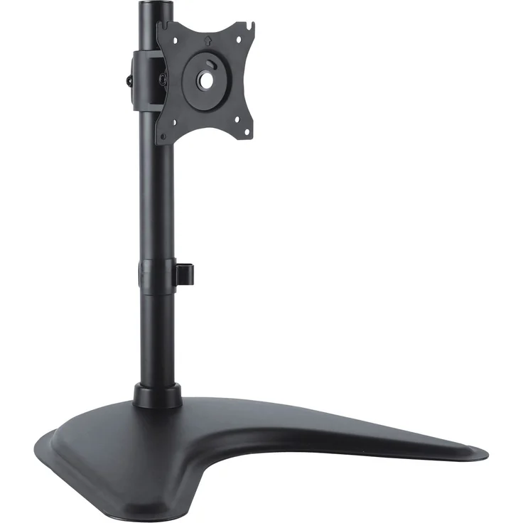 DIGITUS Monitor-Halterung - Standfuß - 1 Monitor - Bis 27 Zoll - Bis 1x 10 kg - VESA 75x75, 100x100 - Schwarz – Bild 1