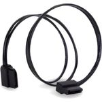 SilverStone SST-CP11-300 - SATA III 6 Gbps Kabel, ultra-dünn, um 90° abgewinkelte Anschlüsse, 30 cm, schwarz - Preisvergleich