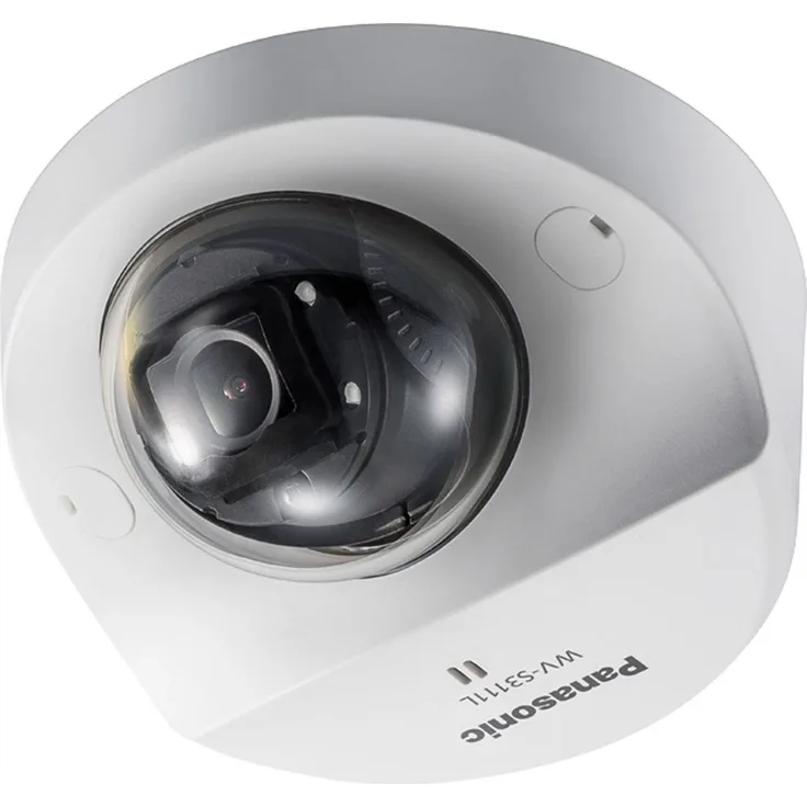 Panasonic WV-S3511L HD 720p Mobile Mini-Dome IP-Kamera, IR, Fixobjektiv, 2,8mm