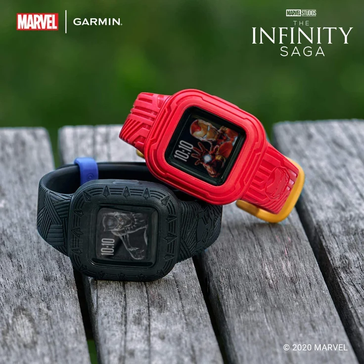 Garmin vívofit jr. 3 Aktivitätstracker für Kinder, Einheitsgröße, Silikonarmband, Marvel Black Panther (010-02441-10) – Bild 10