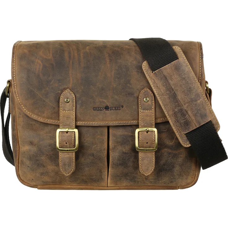 Greenburry Vintage Leder Kameratasche Camera Bag Fototasche 1594-25