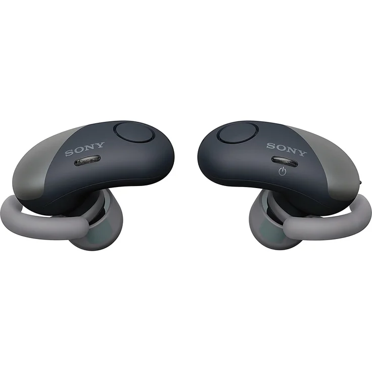 Sony WF-SP700N In-Ear Kopfhörer, mit Bluetooth, Noise Cancelling, geeignet für Sport, spritzwassergeschützt, schwarz – Bild 4