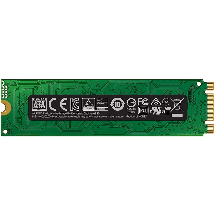 Samsung 860 EVO MZ-N6E2T0BW - Solid-State-Disk - verschlüsselt - 2 TB - intern - M.2 2280 - SATA 6Gb/s - Puffer: 2 GB - 256-Bit-AES - TCG Opal Encryption 2.0 (MZ-N6E2T0BW) – Bild 2