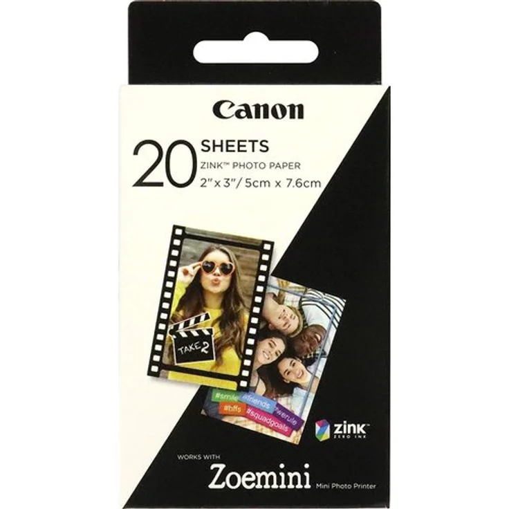 Canon 3214C002 Zink Papier ZP-2030, 20 Blatt für Zoemini - Preisvergleich – Bild 1