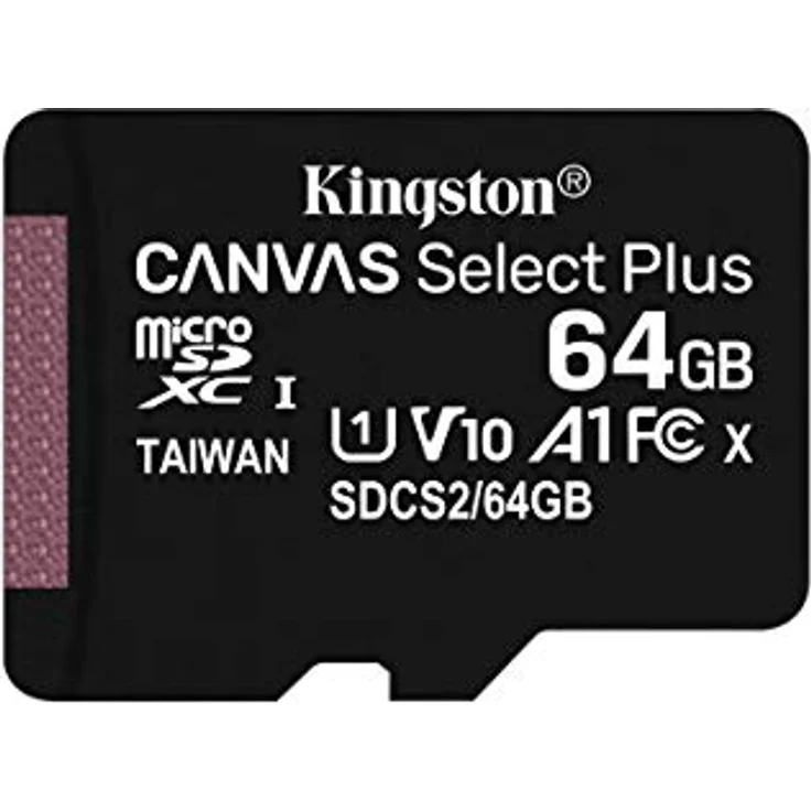 Kingston SDCS2/64GB Canvas Select PLUS Micro SDXC CLASS10 UHS-I U1 V10 A1 – Bild 1