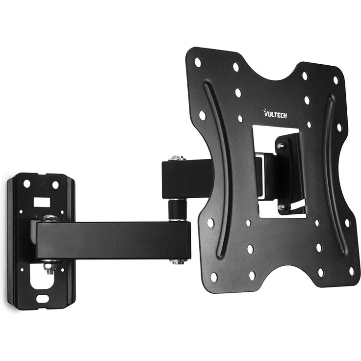 Vultech BTV-2342LITE - Flachbildschirm-Wandhalterung (Computermonitor/TV, 25 kg, 58,4 cm (23 Zoll), 106,7 cm (42 Zoll), 100 x 100 mm, Schwarz)