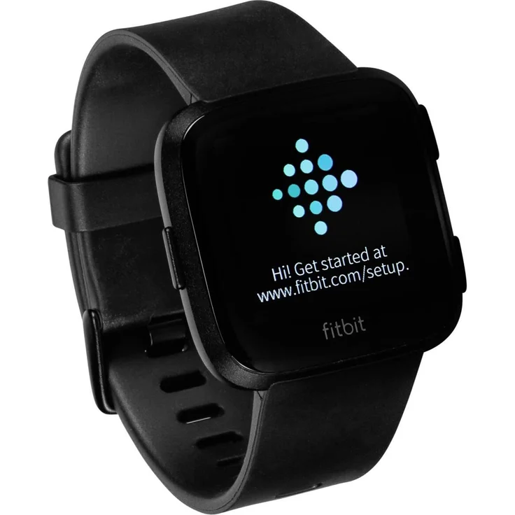 Fitbit Versa Smartwatch Unisex, S/L, Aluminiumgehäuse, Schwarz – Bild 7