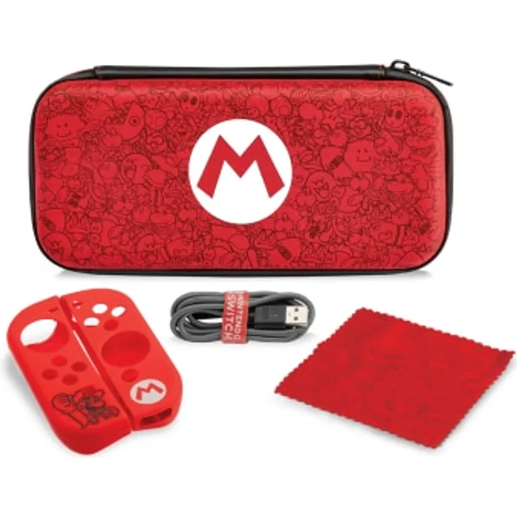 PDP Konsolen-Tasche Deluxe Starter Kit Mario für Nintendo Switch rot