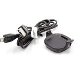 VHBW Ladestation Ladekabel Ladegerät mit Micro USB Kabel passend für Uhr Smartwatch Garmin Forerunner 10 small