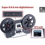 Somikon HD-XL-Film-Scanner & -Digitalisierer Super 8 und 8 mm alte Filme digitalisieren S8, Retro, Grabber, Vintage, Kopieren, Projektor, Konverter, Digitizer, Schmalfilm, Filmabtaster, digitalisieren, Videorecorder, Digital Überspielen, konvertieren, sca