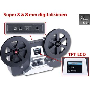 Scanner Per Pellicole E Diapositive Digitale - 22 MP Con Schermo LCD 5'' E Scheda SD 8 GB - Foto 8