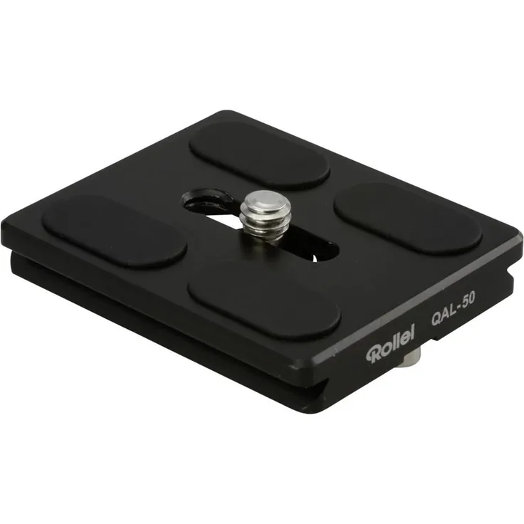 Rollei QAL-50 I professionelle Kamera-Schnellwechselplatte-Schnellverschlussplatte I Passend für alle Kameras mit 1-4 Stativgewinde und Arca Swiss kompatibel I 2 er Pack