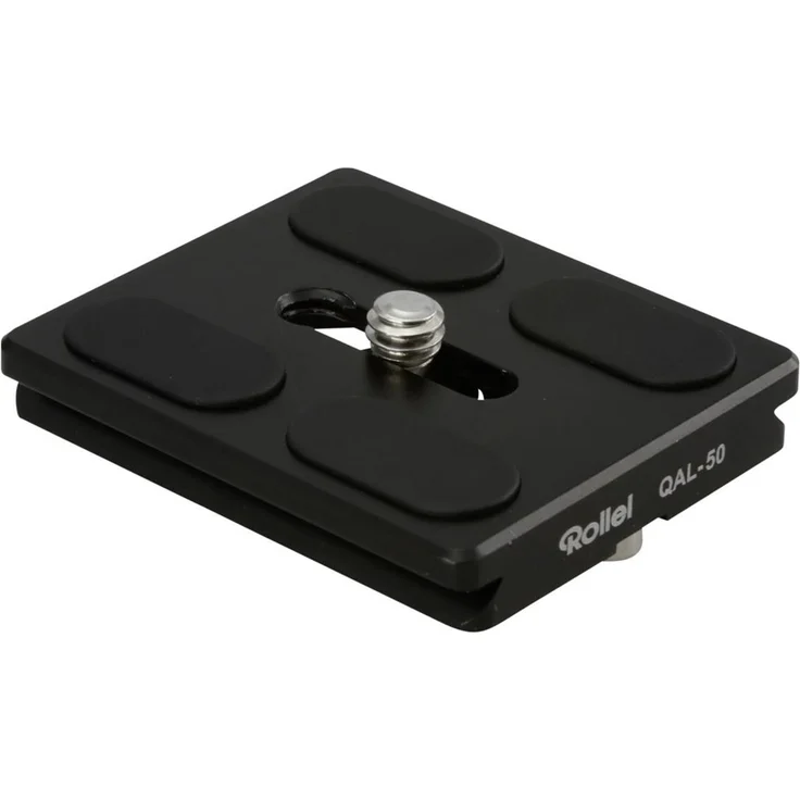 Rollei QAL-50 I professionelle Kamera-Schnellwechselplatte-Schnellverschlussplatte I Passend für alle Kameras mit 1-4 Stativgewinde und Arca Swiss kompatibel I 2 er Pack