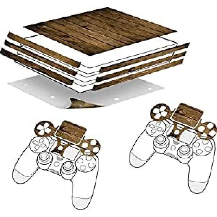Speedlink Sticker für PlayStation 4 - Sticker for PS4 PRO & Controller - Wood