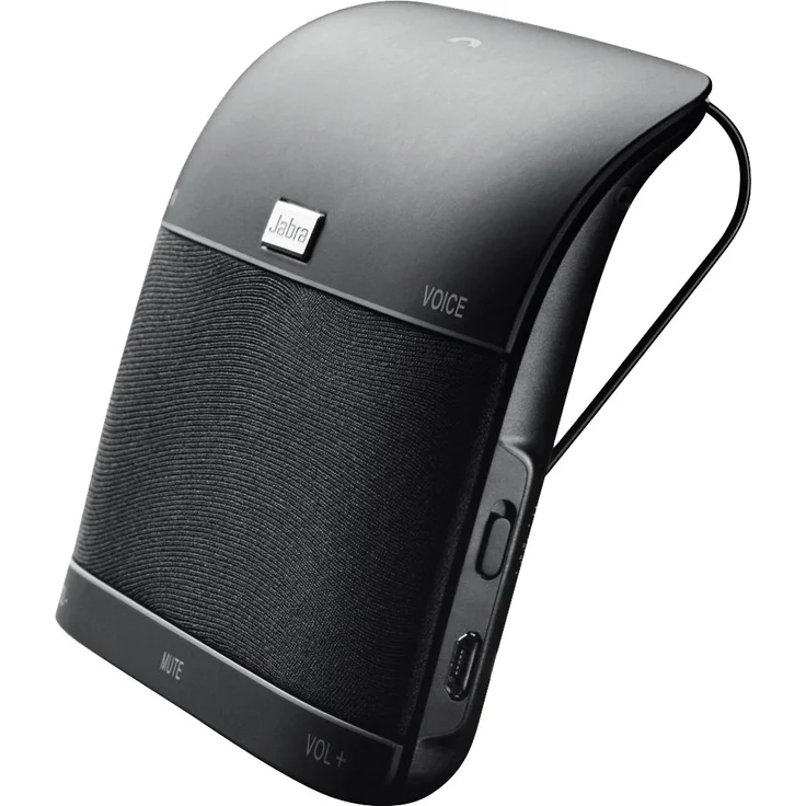 Jabra Freeway Bluetooth KFZ Freisprecheinrichtung (Deutsche Sprachsteuerung, Stereo-Sound, Doppelmikrofontechnologie, Geräuschunterdrückung, Audiostreaming, FM-Transmitter), schwarz – Bild 2
