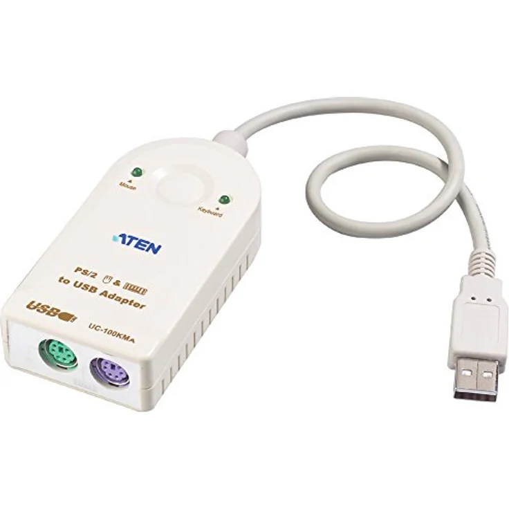 ATEN UC-100KMA Konverter USB-PS - 2 USB-A-Stecker - 2 x mDIN6 - B 0.30 m