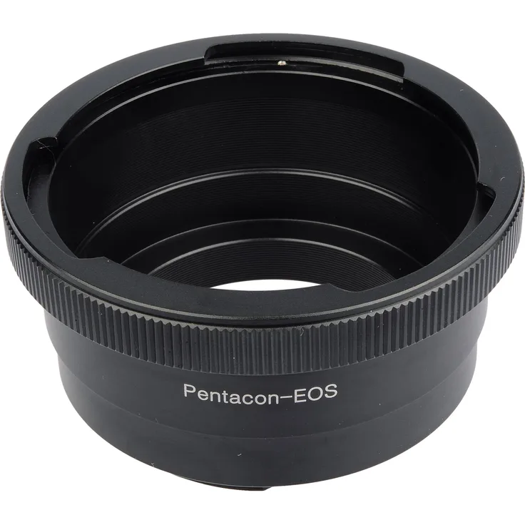 B.I.G. 421366 Objektivadapter, Pentacon Six an Canon EOS schwarz