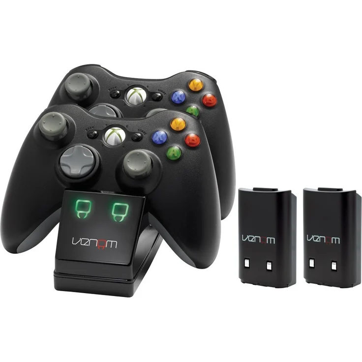 Venom Twin Docking Station für Xbox 360 - Ladestation für Xbox 360 Controller inklusive 2 Zusatz Akkus – Bild 2