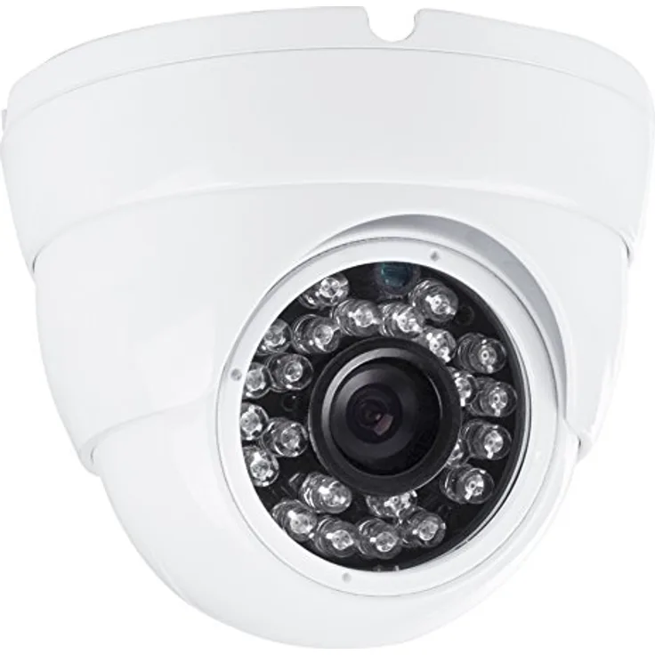 Smartwares DVR721C Zusatz Dome-Kamera für die Sets DVR724S und DVR728S als Erweiterung für den Außen- & Innenbreich