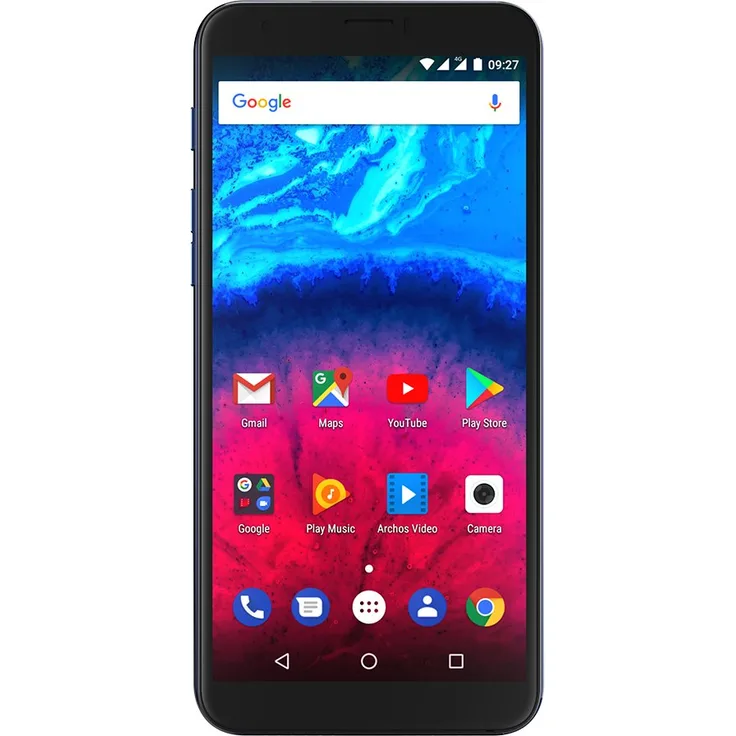 Archos Core 60S Smartphone 15,24cm Pixel (6 Zoll) IPS, LCD-Display, 16GB interner Speicher, 2GB RAM, Dual-SIM, Android, Blau
