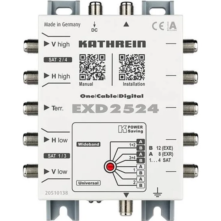 Kathrein EXD 2524 Unicable Kaskade 5 auf 24 (2x12) zur Erweiterung