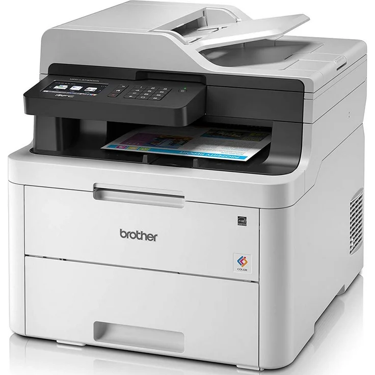 Brother MFC-L3730CDN Kompaktes 4-in-1 Farb-Multifunktionsgerät (18 Seiten/Min.) weiß – Bild 1