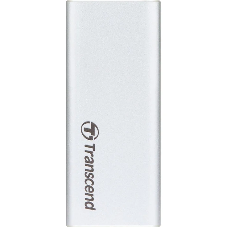 Transcend ESD240C - Solid-State-Disk - 240 GB - extern (tragbar) - M.2 - USB 3.1 Gen 2 (USB-C Steckverbinder) - Silber (TS240GESD240C) – Bild 3
