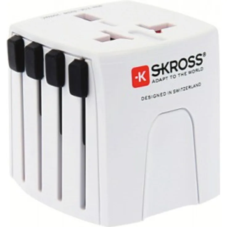 SKROSS Reiseadapter MUV Micro Steckdoseneingang für: Euro, USA-Japan, Australien-China, UK
