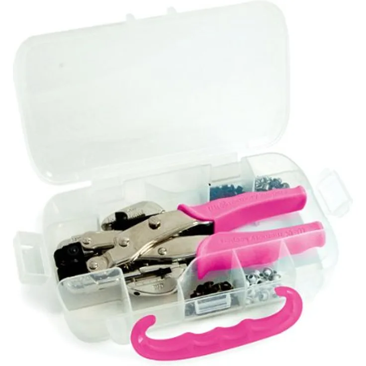 We R Memory Keepers Lochzangen Stanz Kit, Pink, Synthetic Material, Mehrfarbig, 15.2 x 21.6 x 3.8 cm