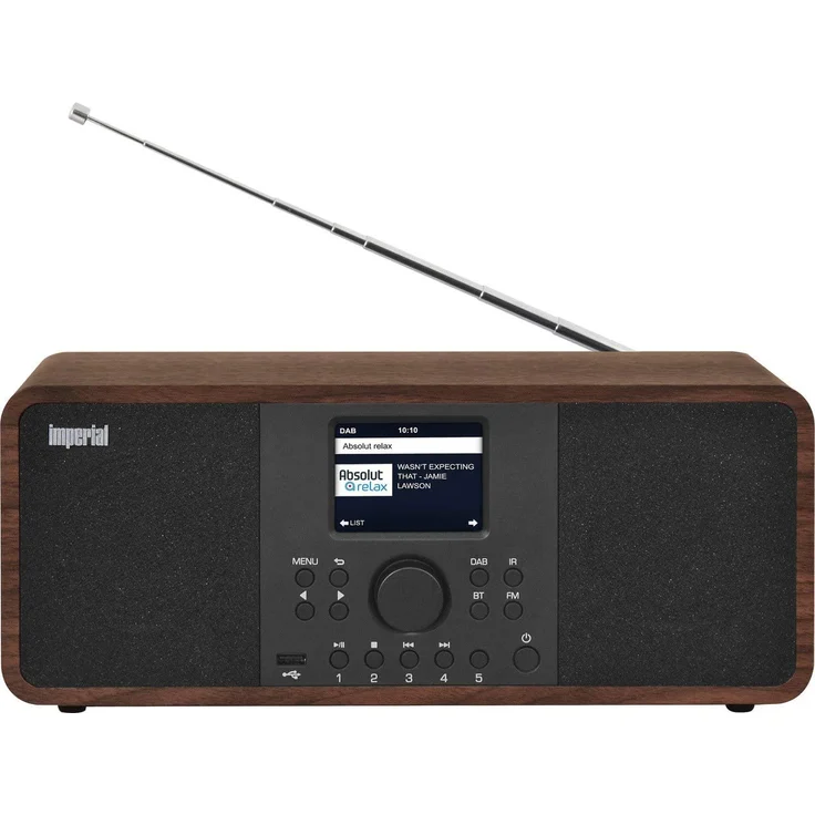 Imperial Dabman i205 Tischradio mit Bluetooth, WLAN, TFT-Display, braun, schwarz – Bild 1