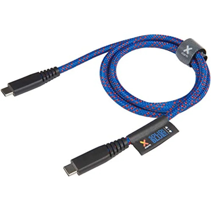 Xtorm A-Solar Solid Blue USB-C auf USB-C PD Cable (1m)