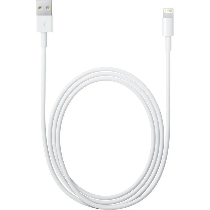 Apple MQUE2ZM/A Lightning auf USB Kabel, geeignet für Apple iPhone/iPod/iPad, 1 m, Ladekabel/Datenkabel, weiß – Bild 3