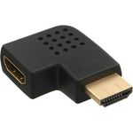 InLine 17600S HDMI Adapter, Stecker - Buchse, seitlich links gewinkelt, vergoldete Kontakte, 4K2K kompatibel